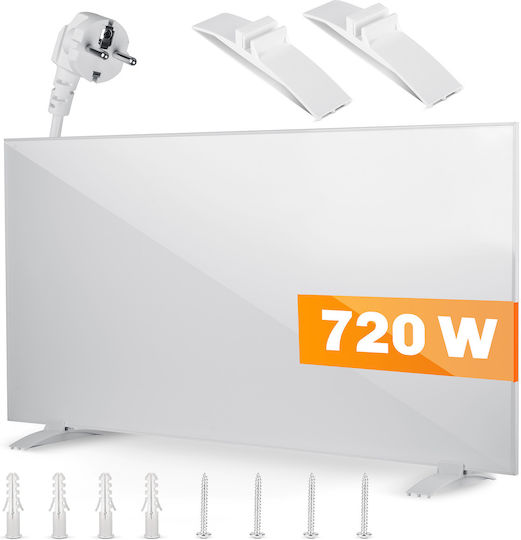 Berdsen Πάνελ Υπέρυθρης Θέρμανσης Δαπέδου 720W Λευκό 120x60cm