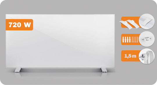 Berdsen Πάνελ Υπέρυθρης Θέρμανσης Δαπέδου 720W Λευκό 120x60cm