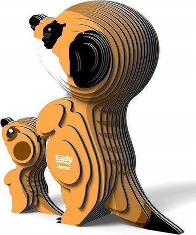 Fat Brain Toys Σουρικάτα Eugy Ökologische 3D-Bau- und Konstruktionsspielzeug