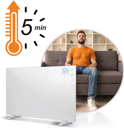 Berdsen Panou Radiant cu Infraroșu de Pardoseală 600W Alb 100x60cm
