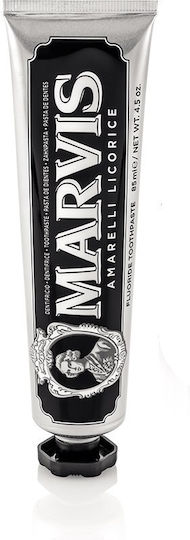 Marvis Amarelli Licorice Mint Οδοντόκρεμα για Ουλίτιδα , Πλάκα & Τερηδόνα 85ml