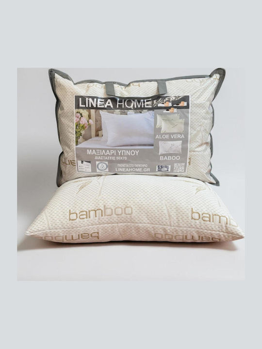 Linea Home Bamboo Silicone Bed Pillow 50x70cm