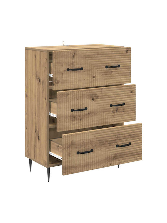 vidaXL Kommode Schlafzimmer Holz 66x34.5x89.5cm