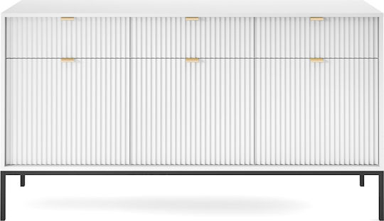 Μπουφές Nova Ξύλινος με Συρτάρια 154x39x83cm