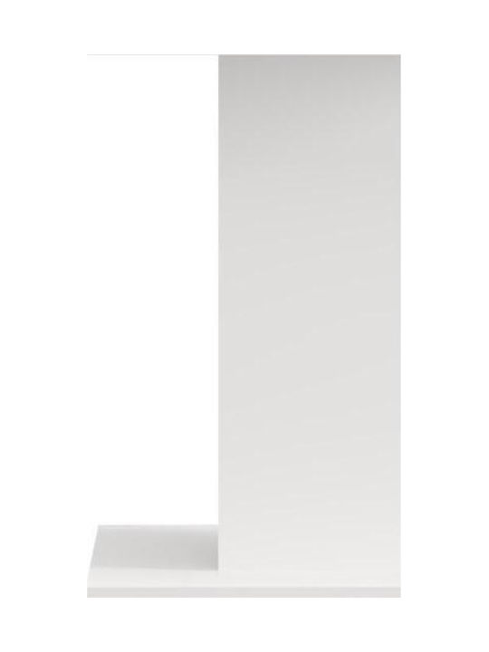 Capua Dining Table Wooden White 80x80x76cm
