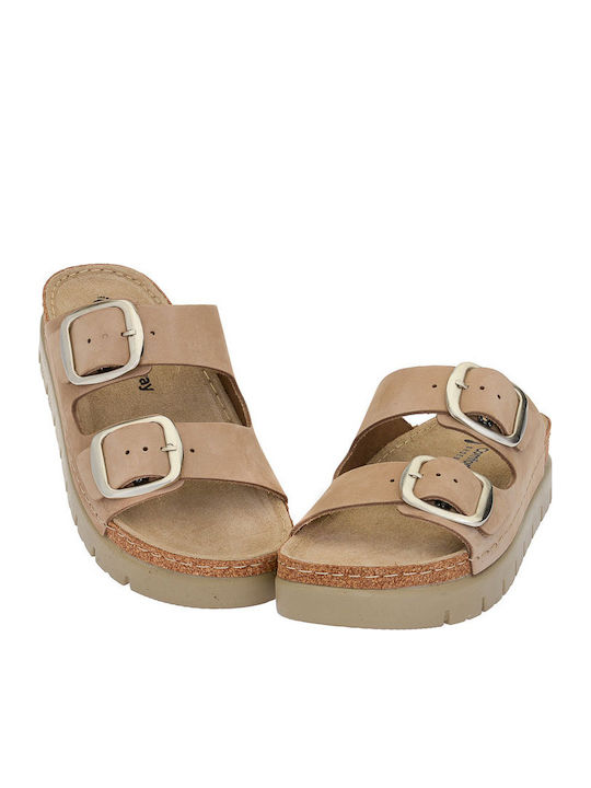 Leather Women's Anatomic Beige Sandals
