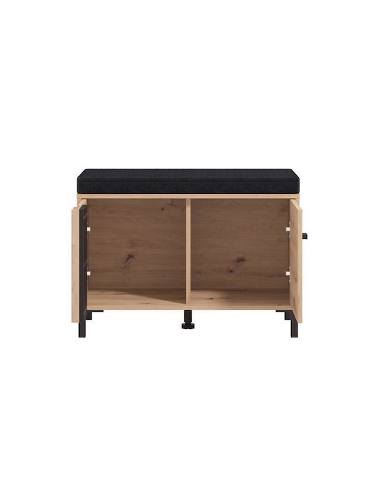 Mobilier Hol Laval Kom Artisan Stejar Negru 80x40x52 cm