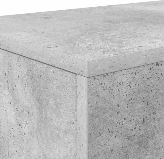 Concrete Gray 160 x 30 x 74 cm 899956 Gray