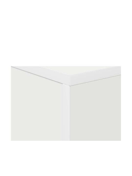 vidaXL Konsolentisch Mit Spiegel 101 X 30 X 74 cm Weiß