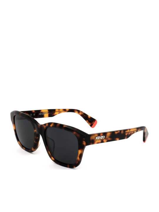 Kenzo Unisex Ochelari de Soare cu Ramă Maro și Lentilă Gri