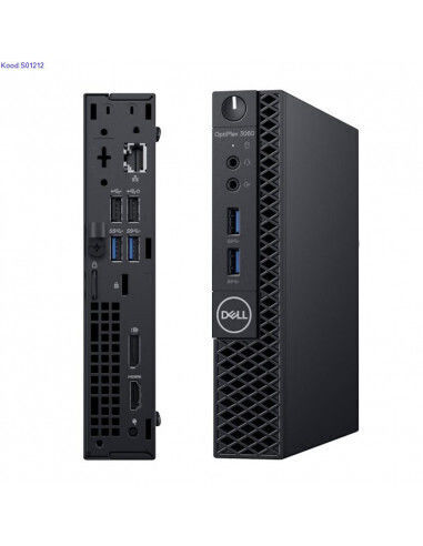 Dell Optiplex 3060 Micro Refurbished Grade A (Core i3-8100T/8GB/128GB SSD + 64GB SSD/W11 Pro)
