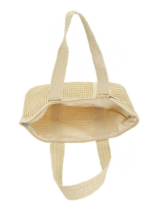 Bag to Bag Wicker Beach Bag Beige