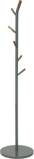 Atmosphera Wooden Green Freestanding Coat Rack