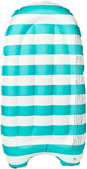 Sunnylife Kids Surf Mat Poppy Peach Green Stripe Multi 9339296072912