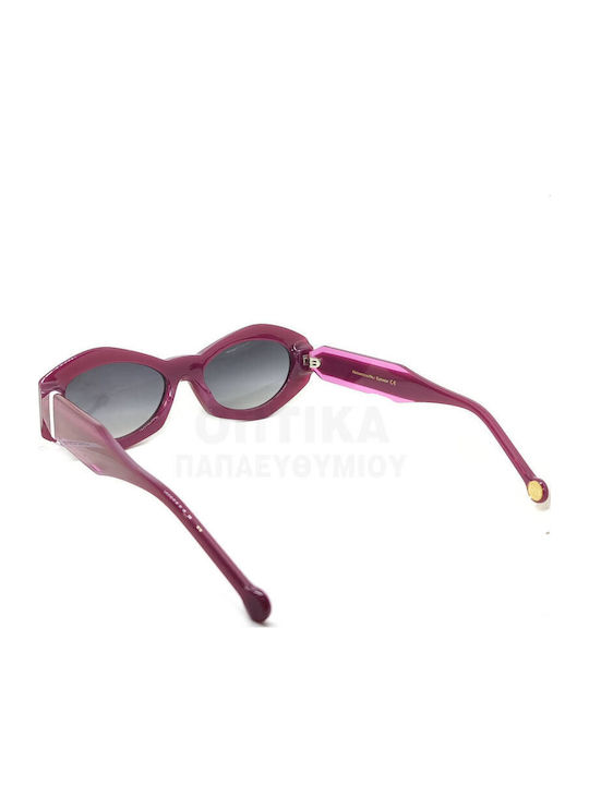 Rebecca Blu Rebecca Blu Damen Sonnenbrille mit Burgundischem Rahmen RB8860 RK06