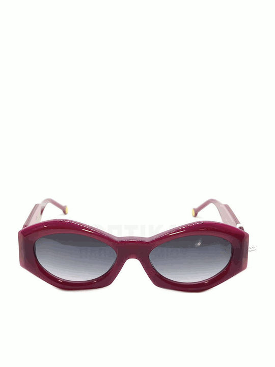 Rebecca Blu Rebecca Blu Damen Sonnenbrille mit Burgundischem Rahmen RB8860 RK06