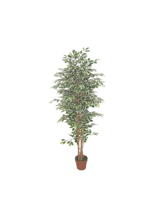 Arbore Artificial de Exterior Ficus Lyrata Green 170cm InTheBox