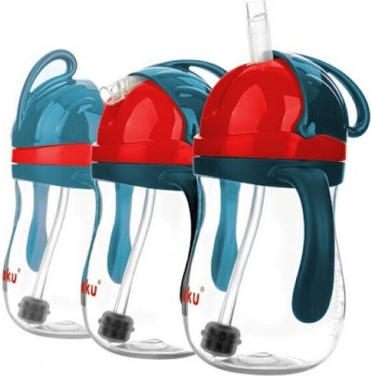 Akuku Children's Silicone Cup Red 280ml for 9m+