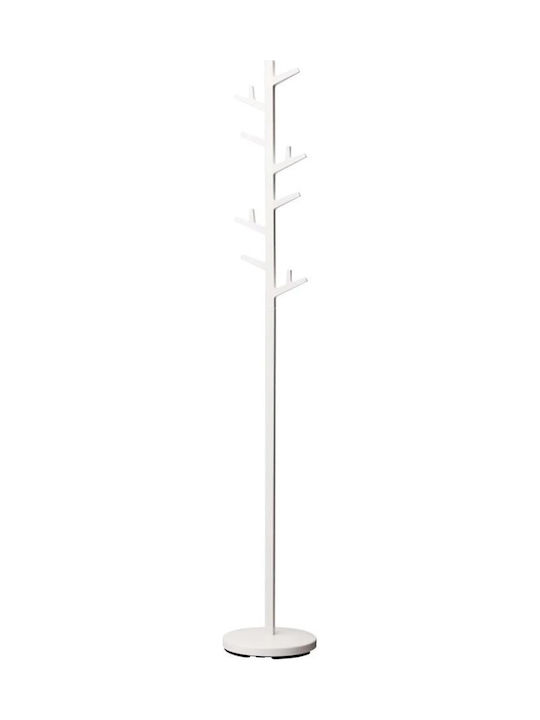 Yamazaki Branch Калъф за дрехи Метал Бял Въртящ се 28x28x176см