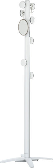Foppapedretti Espansiva Lux Cuier Pom Din Lemn Alb 177cm