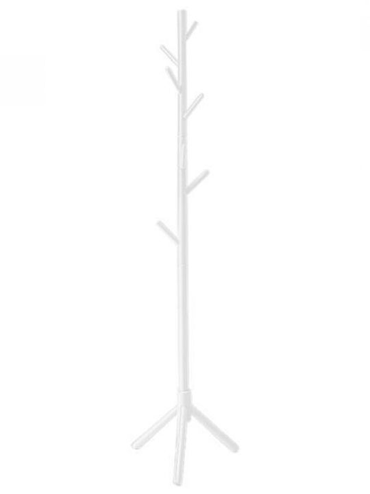 Next Wooden Coat Rack White Solid 40x40x174cm