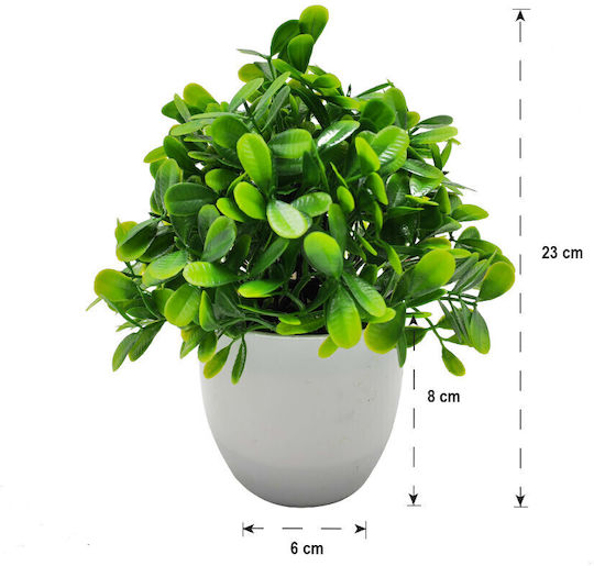 Plantă Artificială în Ghiveci Mic Green 23cm Home & Camp