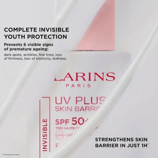 Clarins Uv Plus Translucent Face Sunscreen Cream Spf 50 30 Ml