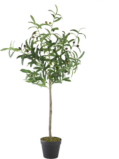 Artekko Olive Artificial Olive Plant Pot 44x40x108 Cm