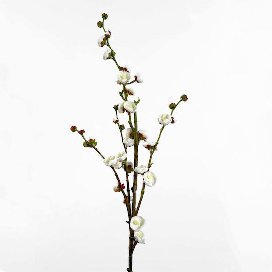 Koart Chimonanthus White Artificial Flower 1 Piece 86 Cm