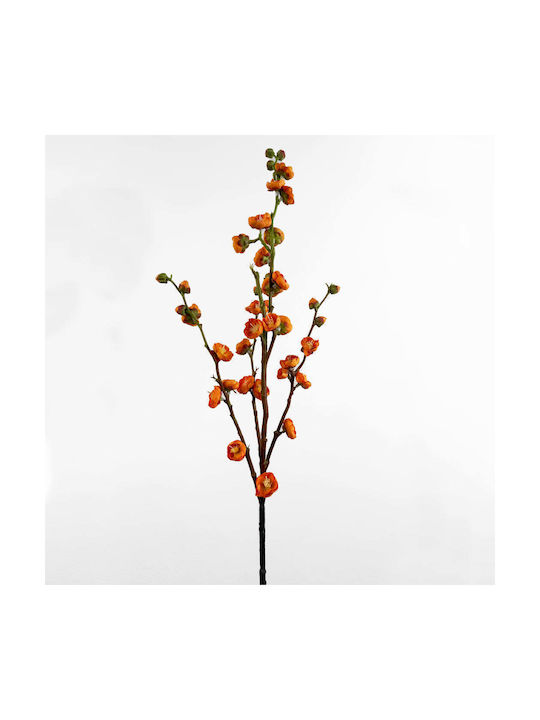 Koart Chimonanthus Πορτοκαλί Τεχνητό Λουλούδι 1 Τμχ 86 Cm