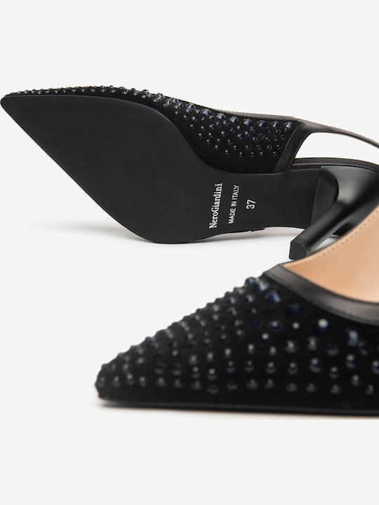 Leather Heels Black