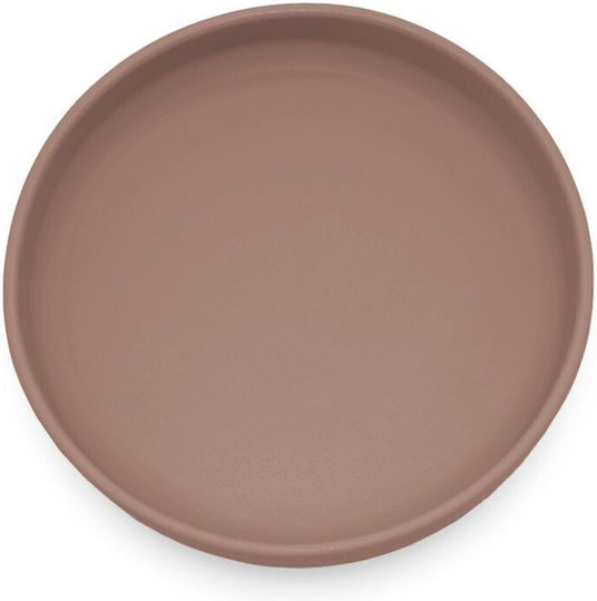 Petite & Mars Farfurie Pentru Copii Din Silicon Maro