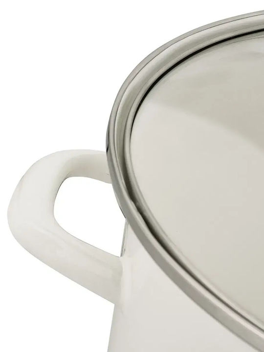 Tadar Round Dutch Oven with Glass Lid 12cm 12lt