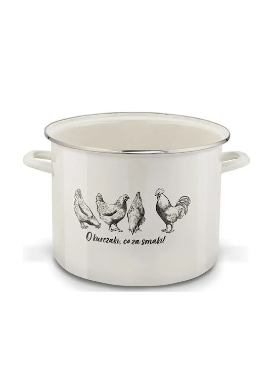 Tadar Round Dutch Oven with Glass Lid 12cm 12lt