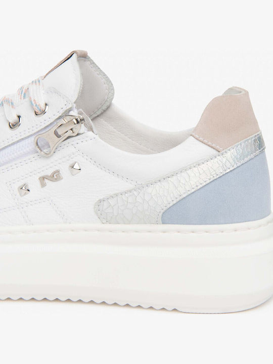 Damen Sneakers Silber