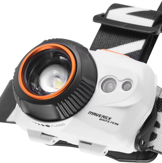 Mactronic Wiederaufladbarer Kopf LED Taschenlampen IP64 mit Maximaler Helligkeit 320lm