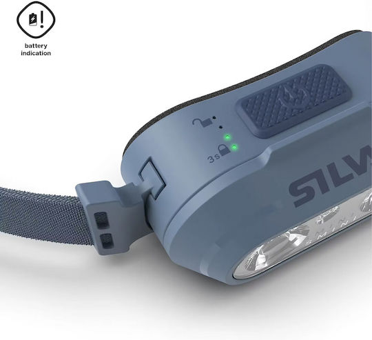 Silva Lanternă cu Bliț de Tip Cască LED IPX5 cu Luminozitate Maximă 250lm
