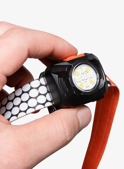 Mactronic Επαναφορτιζόμενος Φακός Κεφαλής LED IPX4 με Μέγιστη Φωτεινότητα 400lm