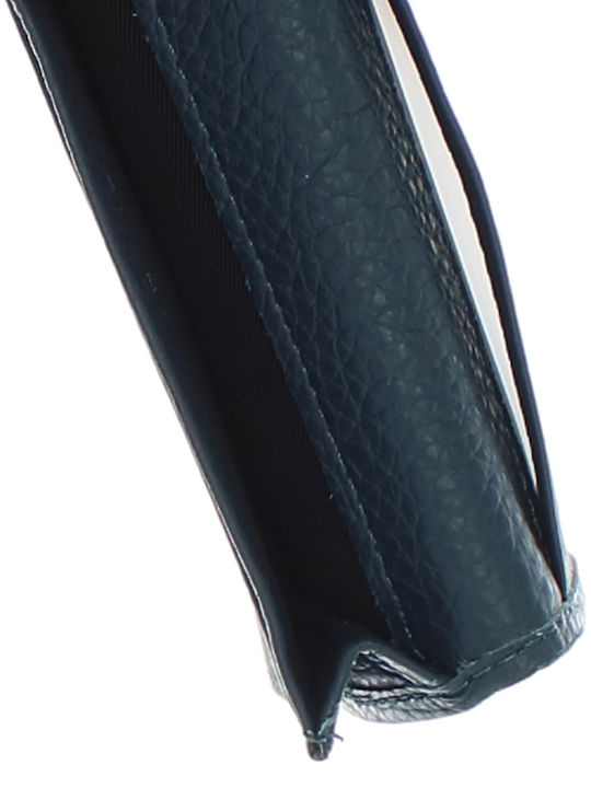 Leather Men's Wallet Blue