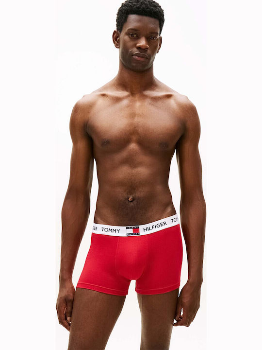 Herren Boxershorts Rote 3er Pack