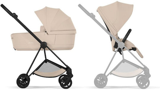 Cybex Mios Comfort Reversible 2 in 1 Baby Stroller Suitable for Newborn Cozy Beige / Matt Black Frame 9.8kg