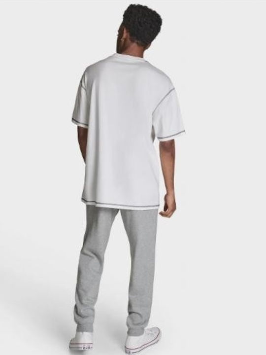 Herrenblusen Kurzarm T-Shirt Weiß