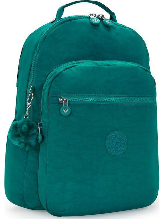 Kipling Seoul Τσάντα Πλάτης για Laptop 15" σε Πράσινο χρώμα