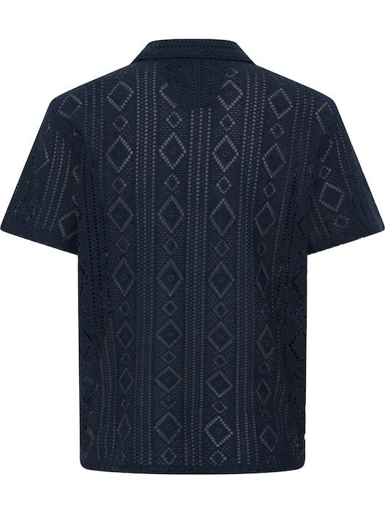 Short Sleeve Shirt Regular Fit Dark Blue