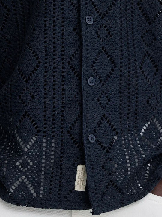 Short Sleeve Shirt Regular Fit Dark Blue