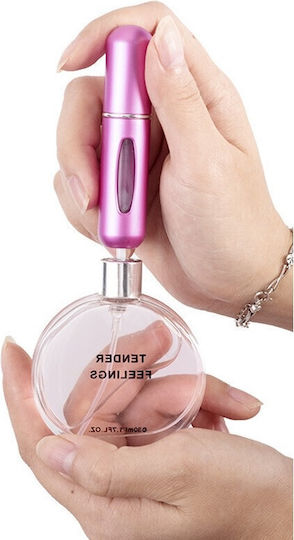 5ml Refillable Perfume Bottle Pink Er D L