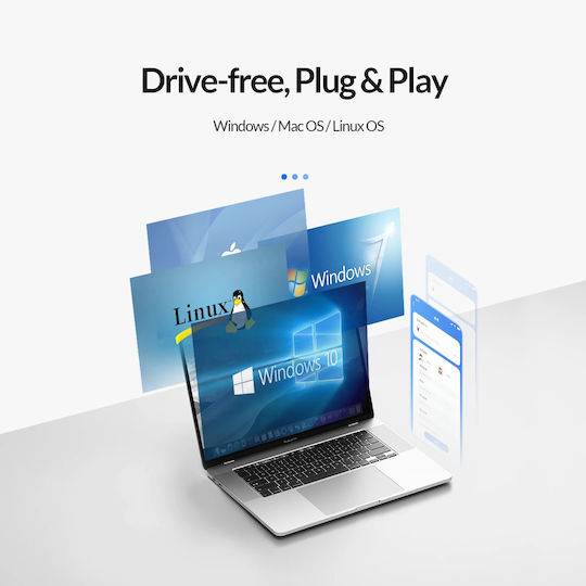 Orico USB Хъб С 4 Порта USB 3.0 С Връзка USB-C / USB-A