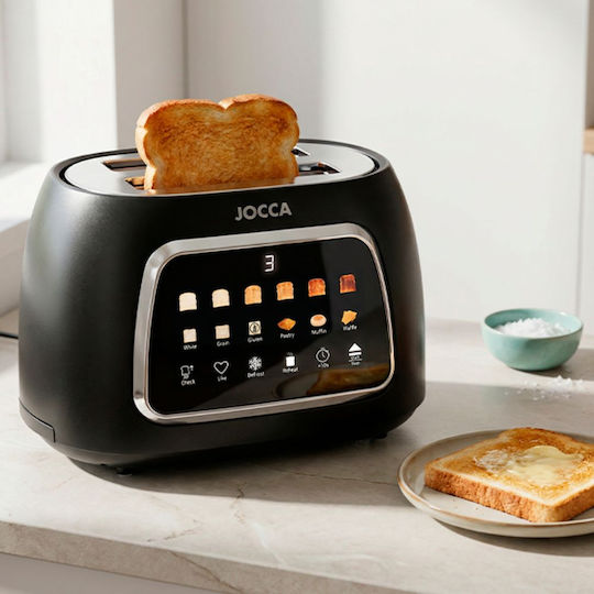 Jocca Φρυγανιέρα 2 Θέσεων 800W Μαύρη