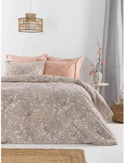 Palamaiki Ste101 Комплект Чаршафи Единични с Ластик 110x200+32см Rose (3бр)