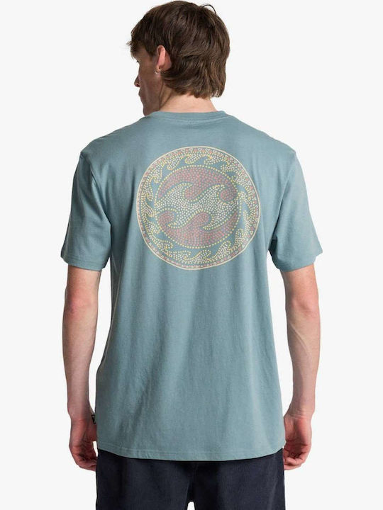 Herrenblusen Kurzarm T-Shirt Crayon Wave